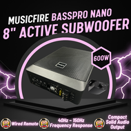 MusicFire BassPro Nano Car Underseat Active Subwoofer With Built In Amplifier 10Inch/8Inch Subwoofer