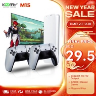 [SG Stock] 4K HD Video Game Console 64G Built-in 30000 +Games Retro handheld Game Stick Wireless Con