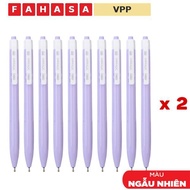 Combo of 20 Xtream Pastel Ballpoint Pens 0.7 mm - Deli Q033 - Blue Ink (Pen Body Color Delivered Ran