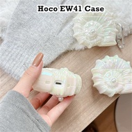 【Hot sale】For Hoco EW41 Case Cover Colourful Seashell Soft Silicone Earphone Case Casing NO.2