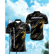 [FREE CUSTOME] Criminology Polo Shirt Criminology Shirt for Men with Surname Full Sublimation with C