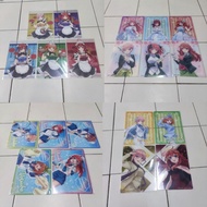 The Quintessential Quintuplets Art Card, A5 Notebook and Cover Book
