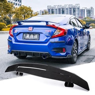 Car Spoiler Universal Fit for E46 E90 E36 Corolla Civic ABS Material Carbon Fiber Racing Sedan Car R