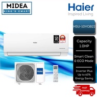 Haier Inverter 1.0HP/1.5HP/2.0HP/2.5HP R32 Air Conditioner 3/4/5 Star HSU-10LPB23 / HSU-10VQB22 / HS