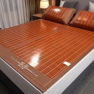 Snaweo 0.8-1.8m Sum mer Cooling Bamboo Mat, Bamboo Sleeping Mat, Sum mer Rattan Sleeping Mattress, F