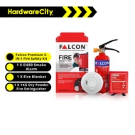 Falcon Premium 3-IN-1 Fire Safety Kit