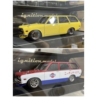 IG 1: 18 Datsun Bluebird Datsun Bluebird (510) Wagon Wagon Alloy Car Ready Stock Transformation Clea