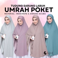 Tudung Labuh UMRAH | ada Poket | Size 7XL | Awning Scuba |