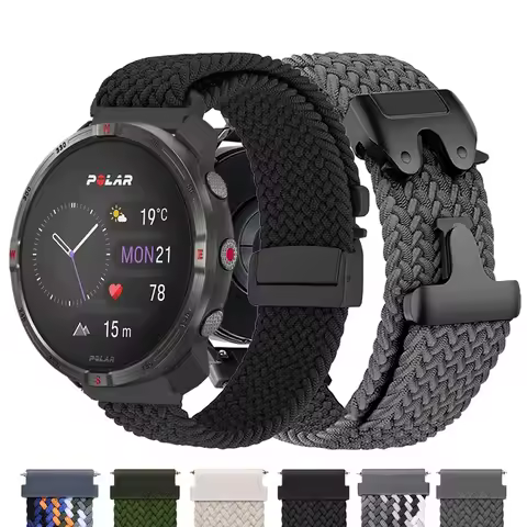 Parachute Strap 20/22mm Nylon Band For POLAR IGNITE 3 2/Pacer/Unite Watchband For POLAR Vantage M3 M