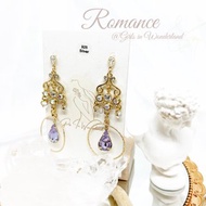 |華麗典雅| 宮廷 x 迪士尼打卡夢幻皓石金耳環 • 925耳針