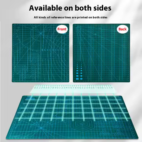 Double Side A3 / A4 Multifunctional Cutting Mat Durable PVC DIY Handicraft Art Engraving Board Paper