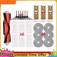 25PCS for  U200/U200 Pro/ 2 Plus/U250 Vacuum Cleaner Brush HEPA Filter Mop Cloth Dust Bag Replacemen