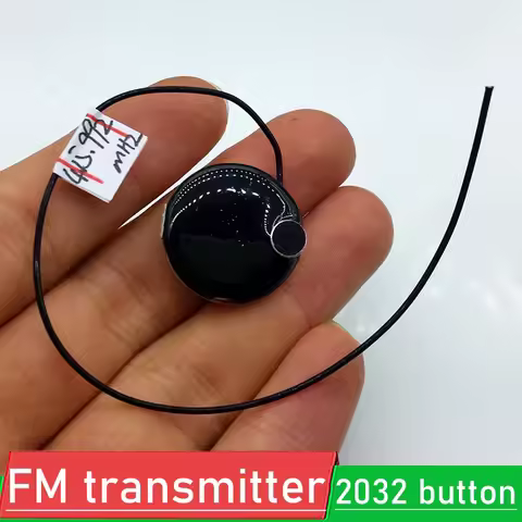 2032 button UHF FM transmitter 400M-470MHZ mini wireless microphone audio Pickup UHF Radio For Walki