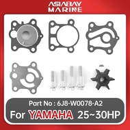 Water Pump Impeller Repair Kit For Yamaha Outboard 25hp 30hp Ship Marine Boat Engine Part 6H4-44352-