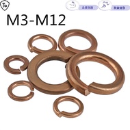 GB93 Copper Washer Spring Washer Spring Washer M3-M12 Bronze Round Spring Washer Screw Metal M4M5M6M