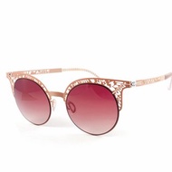 樣品出清僅此一隻 無螺絲太陽眼鏡醫療級薄鋼抗UV400-粉膚色