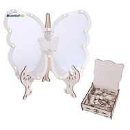 beautifullife  Wooden Wedding Guest Book Unique Wedding Guest Book Wooden Butterfly Guest Book Alter