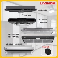 LIVINOX LCH-60L03 LCH-601-90SS LCH-620-76B LCH-620-90B Telescopic Hood Slim Hood Cooker Hood