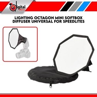 ! LIGHTING OCTAGON MINI SOFTBOX DIFFUSER UNIVERSAL FOR SPEEDLITES -