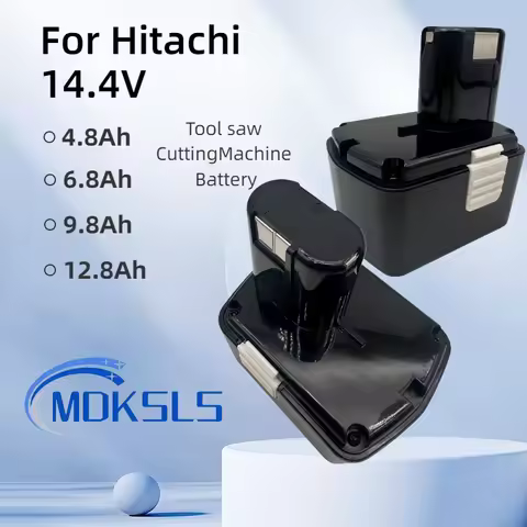 14.4V Ni-MH/NI-CD 9.8Ah/12.8Ah EB1414S EB1412 Rechargeable Replacement Battery for Hitachi EB1424 EB