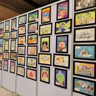 20 simple picture frames, empty cardboard mounting art, children's 4K, 8K, A3, A4 drawing paper, B5