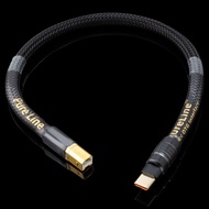 ▶Mogami สาย USB ชุบ2535 USB ชนิด C ถึง B สายข้อมูลเสียง DAC สายเคเบิล Otg โทรศัพท์มือถือสาย DAC สายฟ