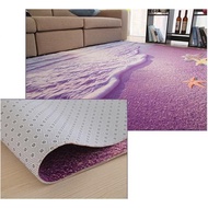 ZaH Thin Area Rug Non-Slip Doormat Carpet Printing Rug for Living Room, Bedroom, Kitchen, Bathroom (