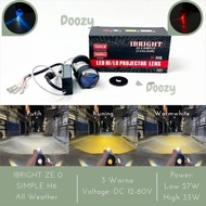 IBRIGHT ZE0 SIMPLE - H6 Blue Lens Headlight