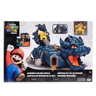 The Super Mario Bowser Island Castle Playset with 2.5” Bowser Action Figure & Interactive Pieces