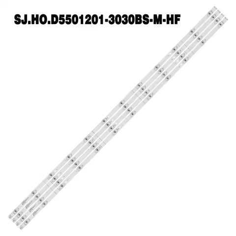 New 4pcs/Kit LED Strips for 55 TV SJ HO D5501201 3030BS M HF SJ.HO.D5501201-3030BS-M-HF 180818 PC653