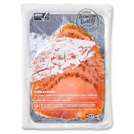 SJÖRAPPORT Cured Cold Smoked Salmon Flat Bread Kebab Burrito Wrap