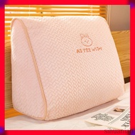 Bedside Triangle Cushion Pillow Waist Support Cushion Tatami Pillow Bay Window Cushion