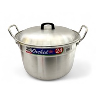 SHORT POT 24cm BG ALMINI ORCHID POT/