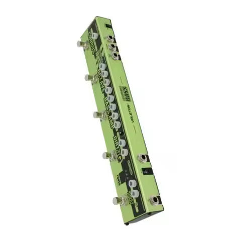 Valeton Dapper Bass Bass Combination Effects Pedal Green Strip DI Box Reverb Compression Single Peda
