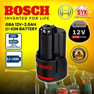 SYK Bosch GBA 12V 2.0AH 12V Li-ion Battery Bosch 12v Battery Bosch Battery 12v-1600A00F6X