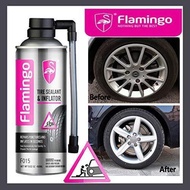 Flamingo Tire Sealer and Inflator 450ML Tire Sealant for Tubeless / Tire Sealant for Motorcycle / Ti