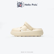 Hello Polo รองเท้าหัวโต แบบรัดส้น ทรงมินิมอล รองเท้าแตะ สำหรับผู้ชายและผู้หญิง EVA กันลื่น HP8057