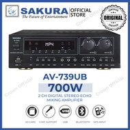 ⊙SAKURA AV-739 UB 750 WATTS MIXING AMPLIFIER