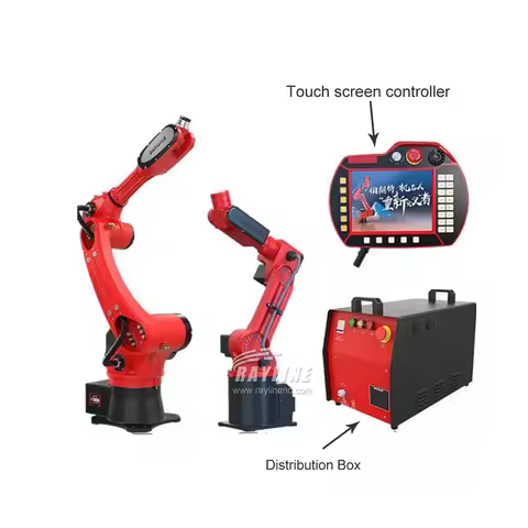 CNC Robot Arm 6 axis 360 Degree Automatic Welding Machine Arm Robot For Metal Carbon Steel Fiber Las
