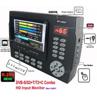 KPT-258S/T DVB-S2/T2 MP4 HEVC H.265 Satellite TV Finder receptores de tv HD Satellite receptor Meter Signal Test DVB-S2/T2 Combo Henyi