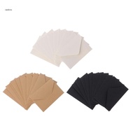 iny 50 Pcs Vintage Envelopes Retro Kraft Paper Envelope for 4x2 67inch Mail Letters