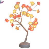 Led Artificial Rose Night Light Valentine Day Tabletop Bonsai Tree Lights For Home Wedding Bedroom Tabletop Decoration