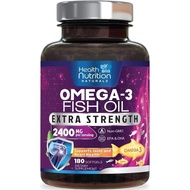Omega 3 fish oil supplement - Fish oil 2400mg. For serving - Triple Strength Omega-3 with EPA & DHA 