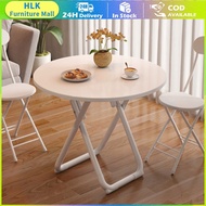 【70% Discount Sale】Folding Table Round Table Foldable Table Modern Simple Dining Table Dining Home Small Apartment Simple 80/70/60