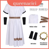 Toga Greek Apollo Costume With Polyester Fabric For Cosplay Events And Halloween