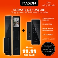 (GATE DOOR LOCKS COMBO) MAXON M3 LITE WIFI DOORCAM DIGITAL DOOR LOCK + G8 ULTIMATE / G5  DIGITAL GAT