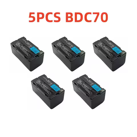 5PCS BDC70 Rechargeable Li-ion Battery for Topcon ES OS, DS, PS Series, BDC58 BT70 Battery Total Sta