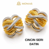 MOMAS CINCIN SERI DATIN 5D Emas 916 Original Cincin Emas 916 Tulen Cincin Emas 916 Original Emas Mur