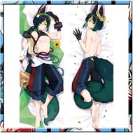 △﹊◙ Genshin ผลกระทบ Tighnari Dakimakura ปกอะนิเมะปลอกหมอนกอดเบาะร่างกาย Shinomiya Kaguya