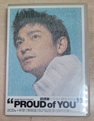 [包郵] Live 2CD + Karaoke VCD 劉德華 你是我的驕傲演唱會 Andy Lau Proud Of You Live CD 2002 + 新歌無間道主題曲 附相集曲目表 live 